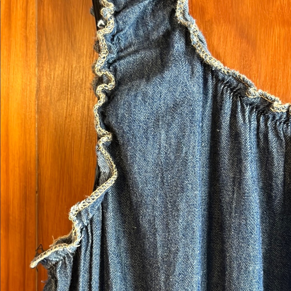 Blue Sleeveless Maxi Dress - Picture 7 of 14